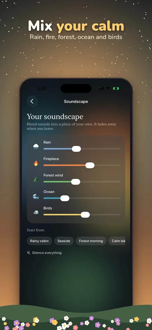 CalmSounds screenshot